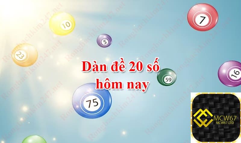 Dàn đề 20 số